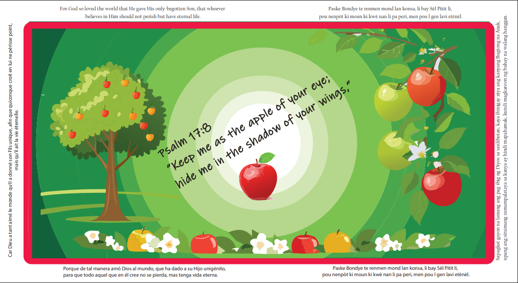 Free Printable Apple Shoebox Lid Design