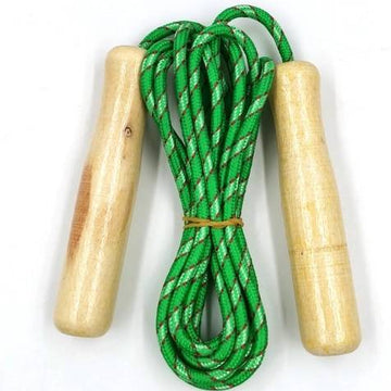 10 Pack of 7.9-Foot Wooden Handled Jump Rope for Fitness and Fun(Arriving in June 2024 Pre-order now) - Lion Wholesale