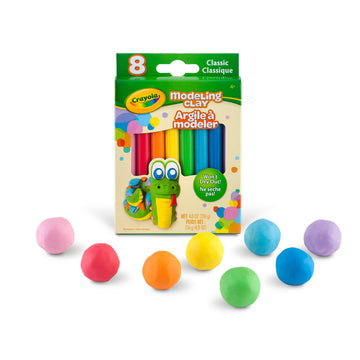 Crayola 8Ct Modeling Clay, Classic Colors