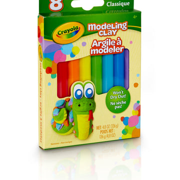 Crayola 8Ct Modeling Clay, Classic Colors
