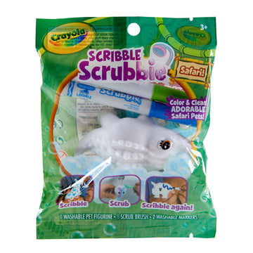 Crayola,Scribble Scrubbie Safari Collection, 1 Ct. Grab Bag, Featuring 8 Unique Safari Animals