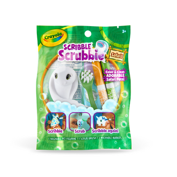 Crayola,Scribble Scrubbie Safari Collection, 1 Ct. Grab Bag, Featuring 8 Unique Safari Animals