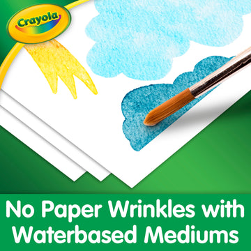 Crayola Marker Water Color Pad 10" Long x 8" Wide x 50 sheets.