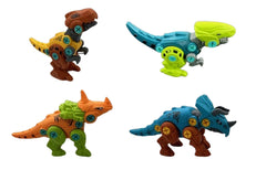 Build-Your-Own Dinosaur Toy Kit-Set of 4 Complete DIY Assembly Dinosaurs| STEM Toys Build - Your - Own Dinosaur Toy Kit - Assorted DIY Assembly Dinosaurs with Tool - Lion Wholesale