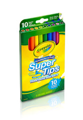 CLEARANCE | Crayola 10ct Washable Super Tips Markers Crayola 10ct Washable Super Tips Markers - Lion Wholesale