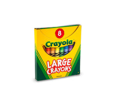CLEARANCE |Crayola 8 Count Large Crayons for Little Fingers Crayola 8 Count Large Crayons - Lion Wholesale