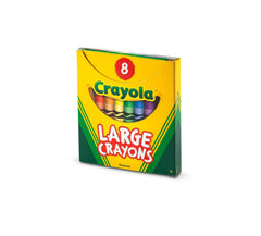 CLEARANCE |Crayola 8 Count Large Crayons for Little Fingers Crayola 8 Count Large Crayons - Lion Wholesale