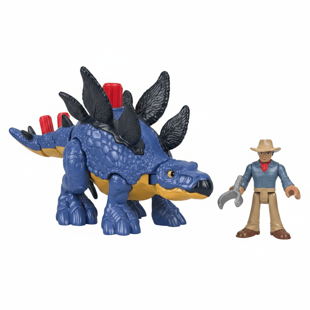 Fisher - Price Imaginext Jurassic World Stegosaurus Playset â Dr. Alan Grant & Thrashing Dino - Lion Wholesale
