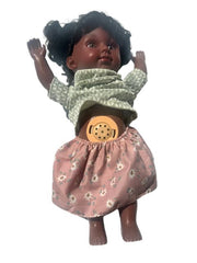 CLEARANCE |Gods Girls 10" Plastic Black Baby Doll -Sings Twinkle Twinkle Little Star (sold individually) Gods Girls 10" Plastic Black Baby Doll - Sings Twinkle Twinkle Little Star - Lion Wholesale