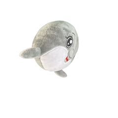 Huggable Plushie "Snuggles the Happy Dolphin" Pillow - Super Soft 5" Companion Huggable Plushie "Snuggles the Happy Dolphin" Pillow - Super Soft 5" Companion - Lion Wholesale