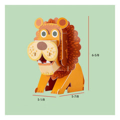 Lion 3D Puzzle |Fits Perfectly In the Bottom of a Box! Lion 3D Puzzle - Lion Wholesale