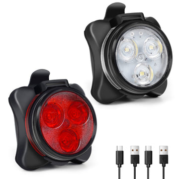 Versatile USB Rechargeable Safety Lights – Perfect for Biking, Hiking, and Outdoor Adventures - Lion Wholesale