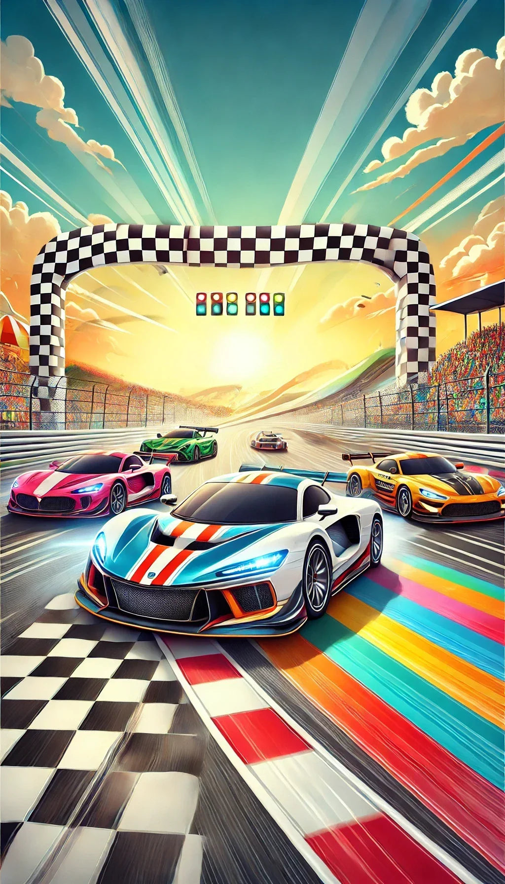 Free Printable Race Car Shoebox Lid Designs