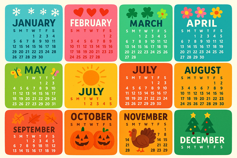 Samaritans Purse Suggested Packing Schedule| Calender