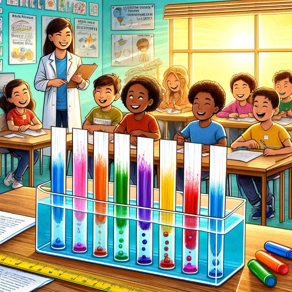 Fun Science Project: "The Colorful World of Capillary Action"