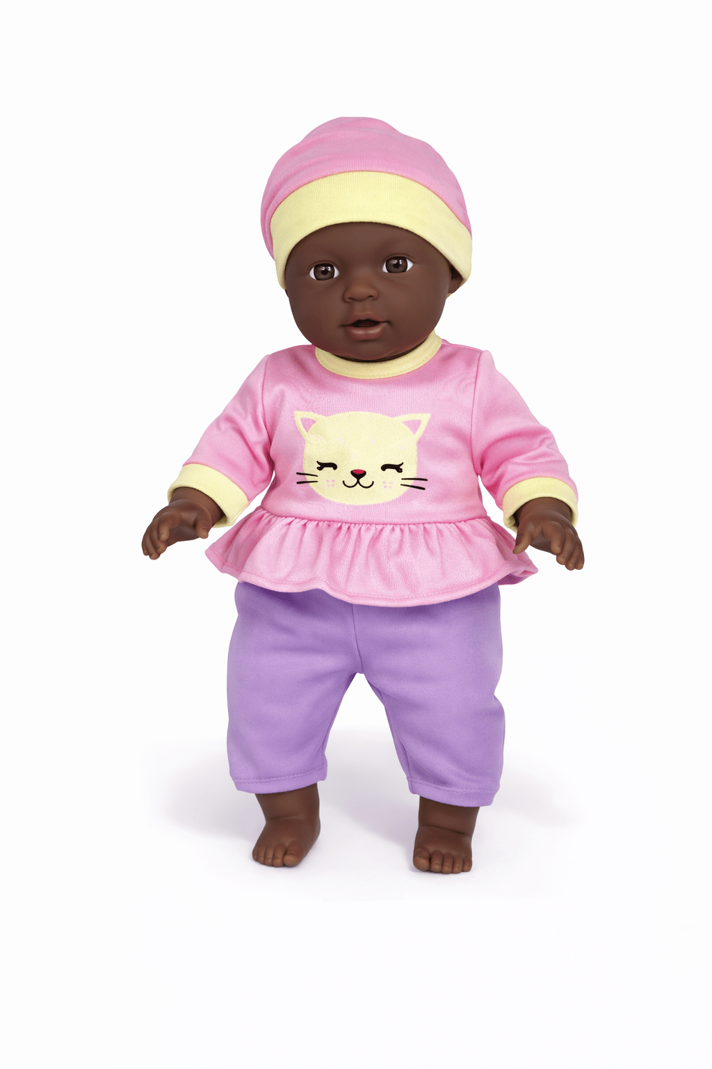12" Soft - Body Baby Doll (Vinyl Head/Hands/Feet) – Assorted Outfit – Sold Individually - Lion Wholesale