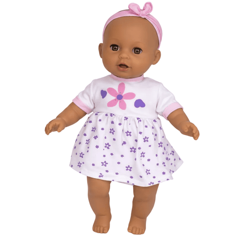 12" Soft - Body Baby Doll (Vinyl Head/Hands/Feet) – Assorted Outfit – Sold Individually - Lion Wholesale