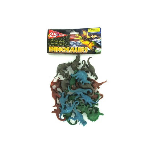 25-Piece Mini Toy Dinosaur Set | Shoebox Pretend-Play Gift - Lion Wholesale
