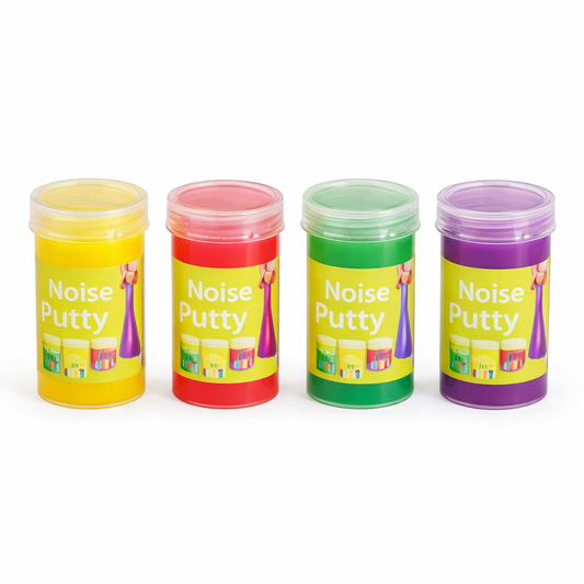 3" Jar of Squishy Noise Putty in Random Colors - Sold Individually - Lion Wholesale