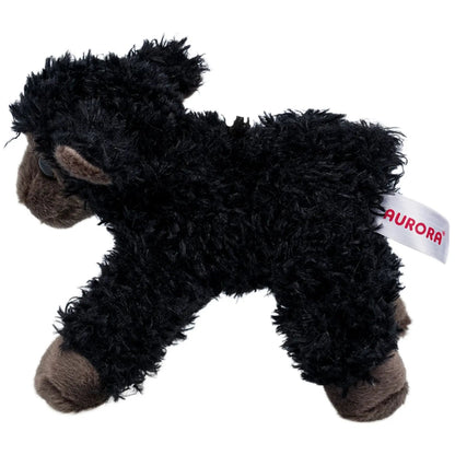 8 Inch Ebony Lamb Plush – Mini Flopsie Collection - Lion Wholesale