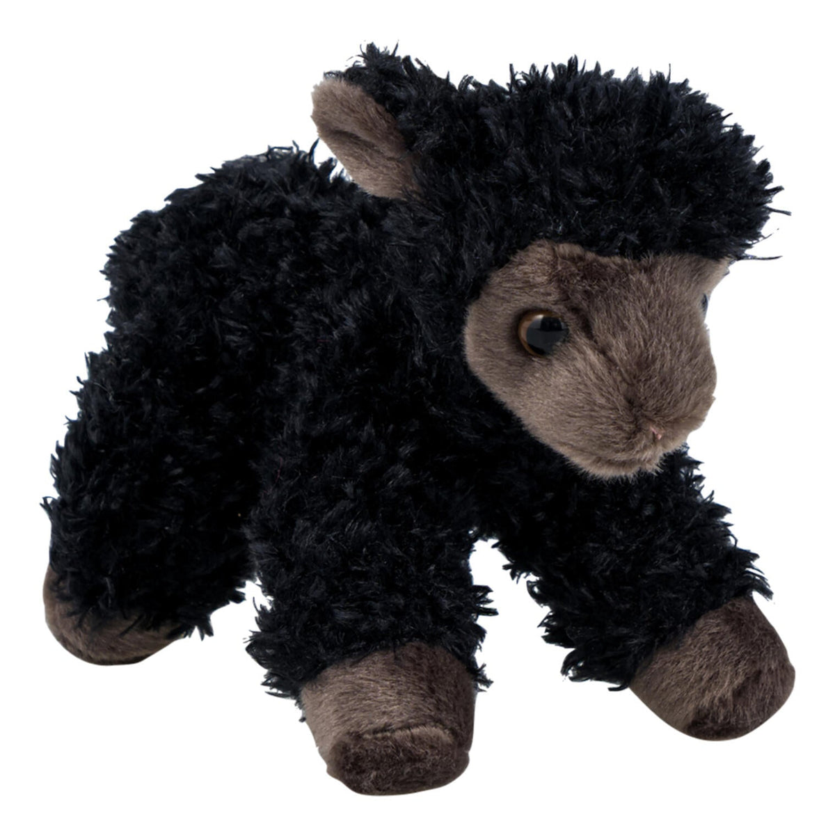 8 Inch Ebony Lamb Plush – Mini Flopsie Collection - Lion Wholesale