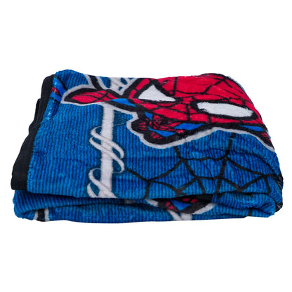 Spider-Man Character Cloud Pillow & Throw Set – 2-Piece Kids Comfort Set