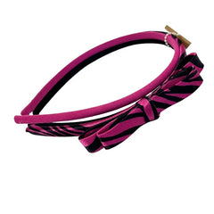 3 Pack Headbands in Pink and Black Designs