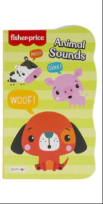 Fisher Price Board Books featuring Animal Sounds for early childhood learning.