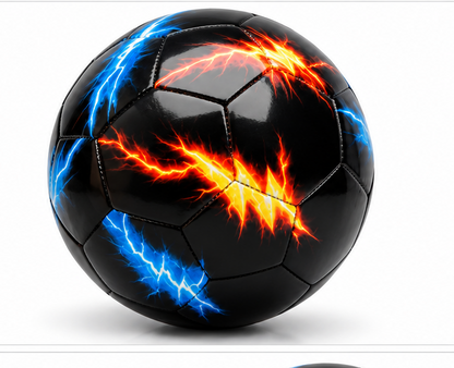 Soccer Ball Specialty Print Premium Size 5 PU  |Includes Pump & 2 Needles -Pre-Rolled For Shoeboxes (Sold individually)