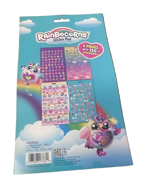 Rainbow Pops sticker pad packaging on a white background