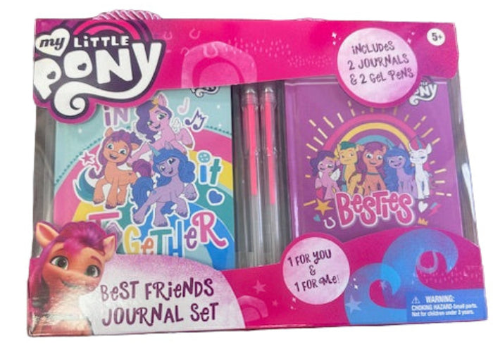 My Little Pony Best Friends Journal Set packaging on a white background