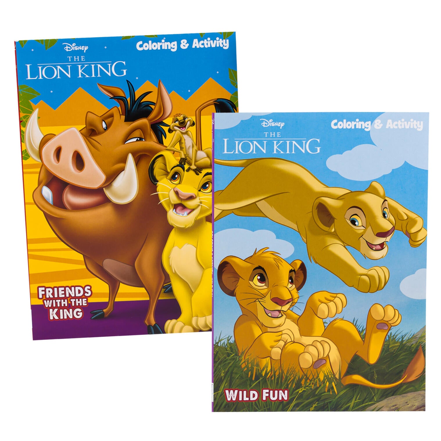 The Lion King Coloring Book – 80 Pages (2 Assorted Covers)