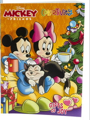 Orange coverDisney 'Coloritivity' books featuring Mickey and friends on a white background