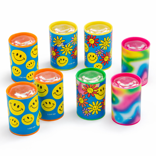 8 Piece Assorted Plastic Mini Prisms 1-3/4" x 1-1/4" Dia