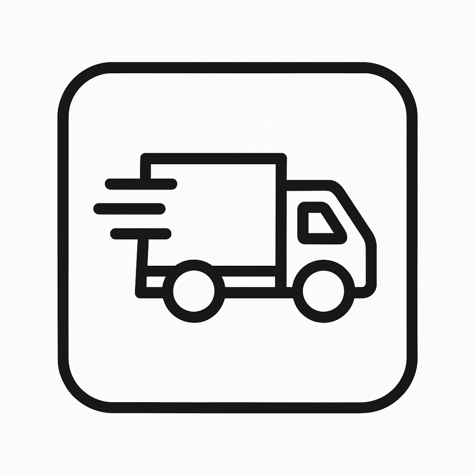 Fast delivery truck