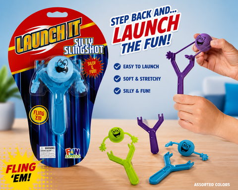 Silly Sling Slingshot with funny faces 