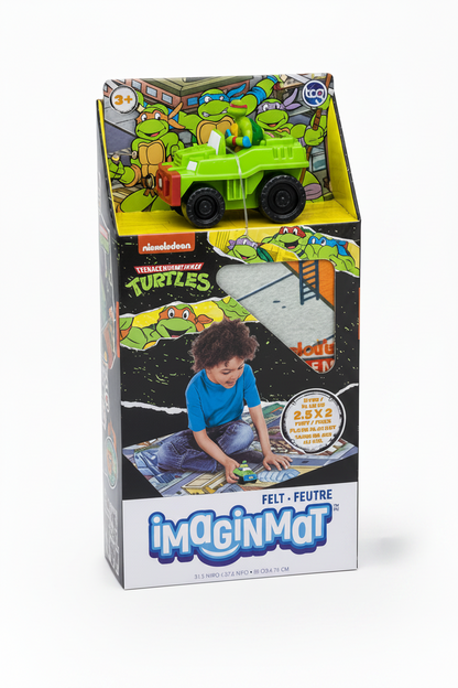 Teenage Mutant Ninja Turtles ImaginMat Set with Monster Truck Vehicle