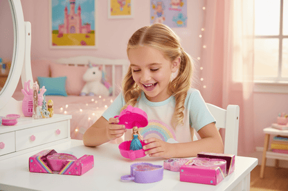 Barbie Mini BarbieLand Heart Case with Surprise Mini Doll | Collectible Toy - Lion Wholesale