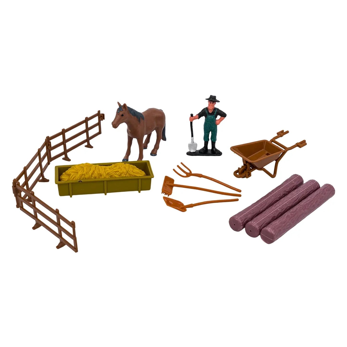 Barnyard Buddies Farm Play Set – 16 Pieces - Lion Wholesale