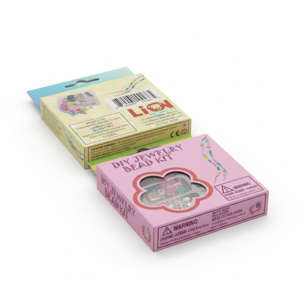 Two jewelry making kits on a white background