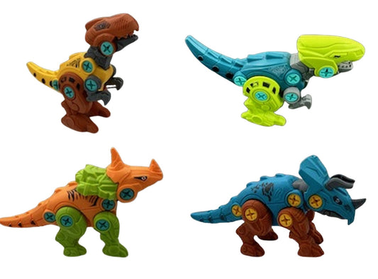 Build - Your - Own Dinosaur Toy Kit - Assorted DIY Assembly Dinosaurs with Tool - Lion Wholesale