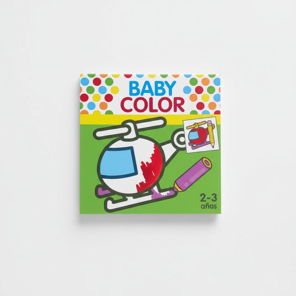 Bulk Baby Color : Toddler Coloring Books in Spanish| Sold Individually Random Color - Lion Wholesale
