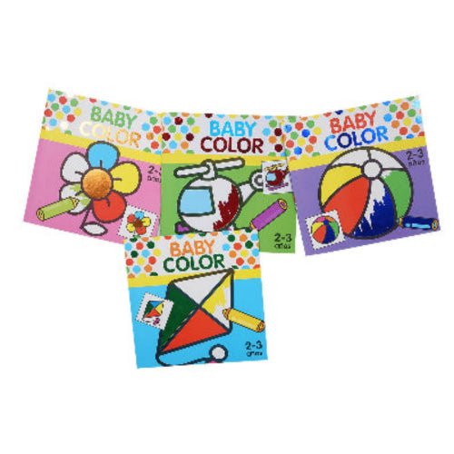 Bulk Baby Color : Toddler Coloring Books in Spanish| Sold Individually Random Color - Lion Wholesale