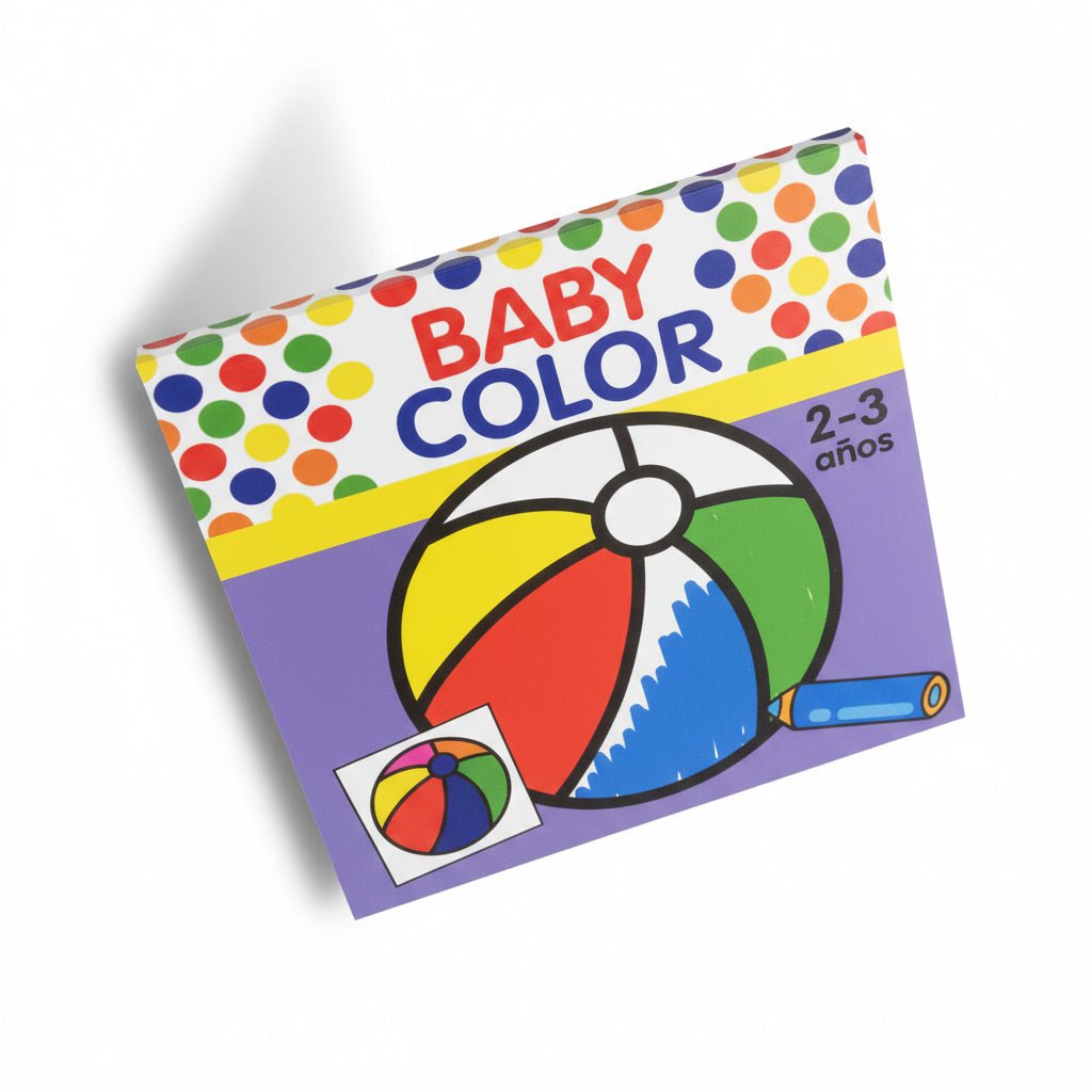Bulk Baby Color : Toddler Coloring Books in Spanish| Sold Individually Random Color - Lion Wholesale