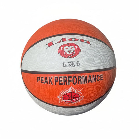 Bulk Size 6 Basketballs – Bundle with Pump & 2 Needles (Rolled & Shoebox Ready) - Lion Wholesale