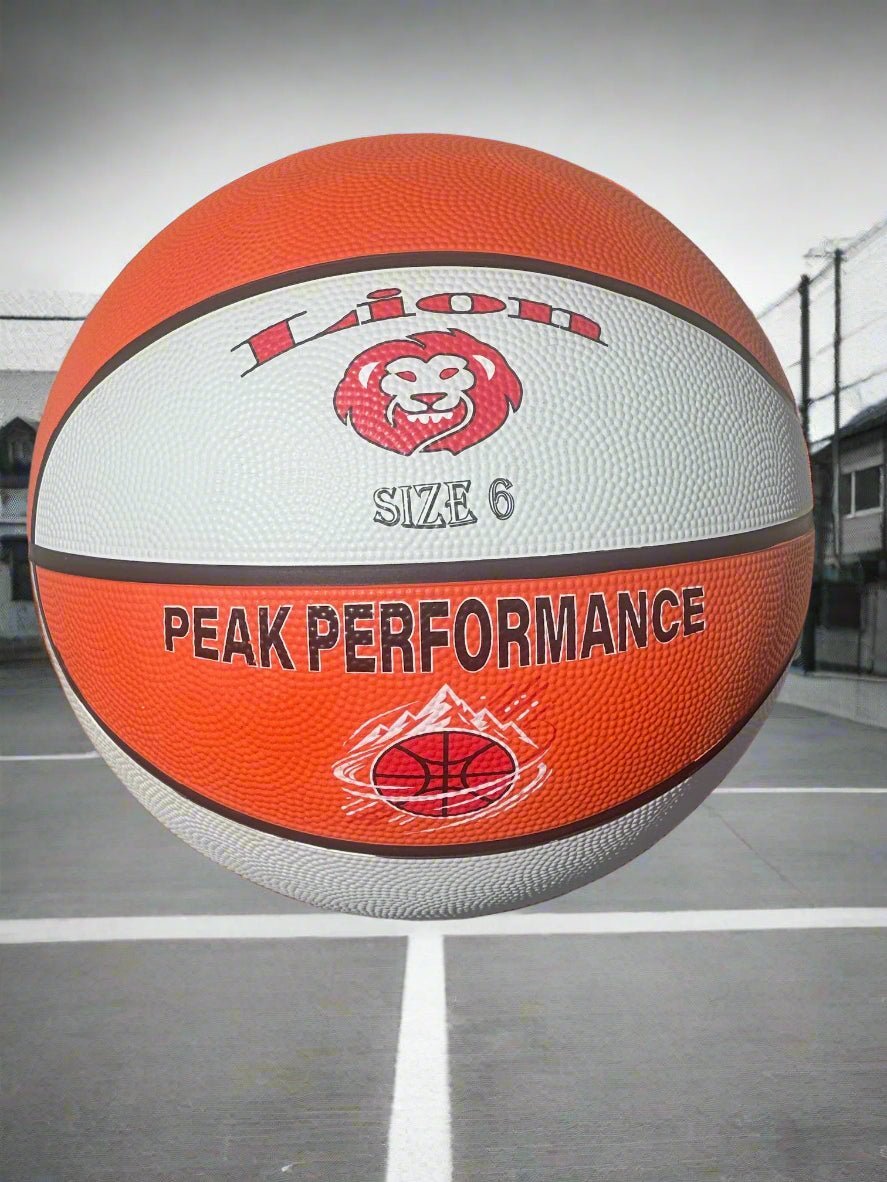 Bulk Size 6 Basketballs – Bundle with Pump & 2 Needles (Rolled & Shoebox Ready) - Lion Wholesale