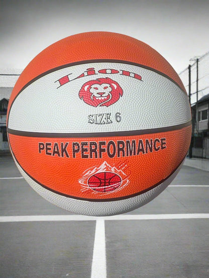 Bulk Size 6 Basketballs – Bundle with Pump & 2 Needles (Rolled & Shoebox Ready) - Lion Wholesale