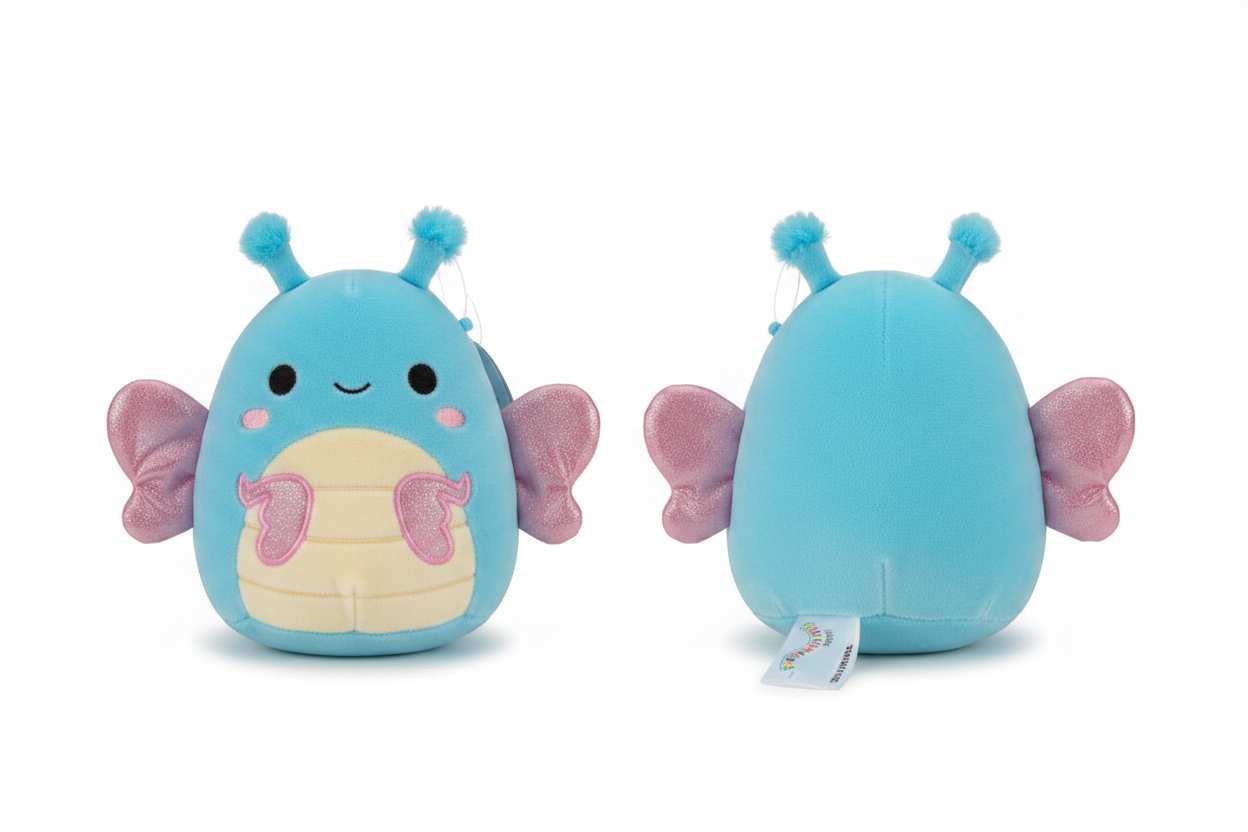 Butterfly Squishmallow Front and Back