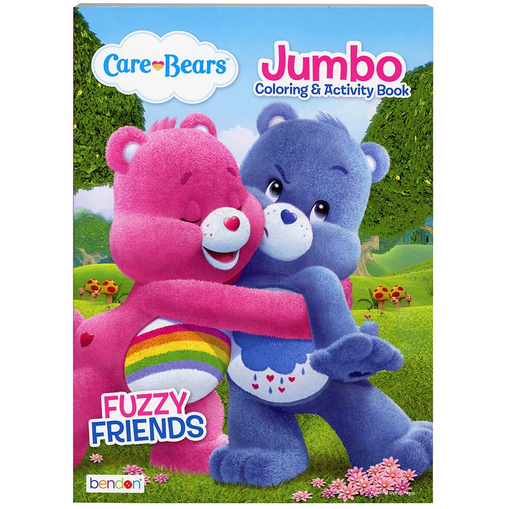 Care Bears Fuzzy Friends Jumbo Coloring & Activity Books — 2 Pack (80 Pages Each)