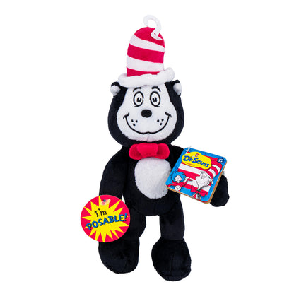 Cat in the Hat 8 Inch Plush – Poseable Dr. Seuss Character
